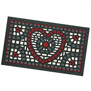 Felpudo de goma suave antideslizante 40x70 cm para entrada de casa multicolor