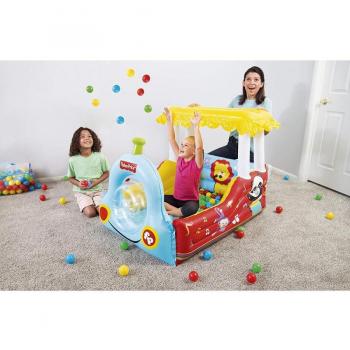 Centro de Juego Inflable para Niños 2 Años + con Pelotas - 132x94x89cm