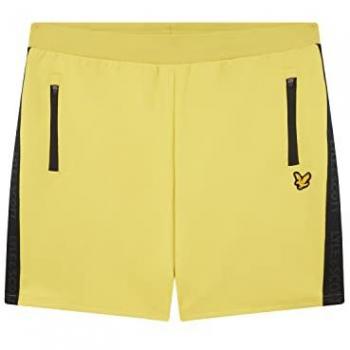 Lyle & Scott Men's Yellow Side Tape Shorts