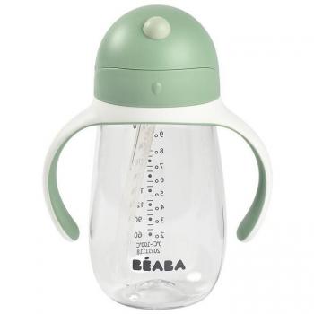 Béaba Taza con Pajita Verde Salvia 300ml