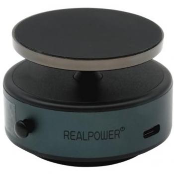 Soporte para Smartphone RealPower MH-1 con Función de Vacío y MAG Safe - Negro