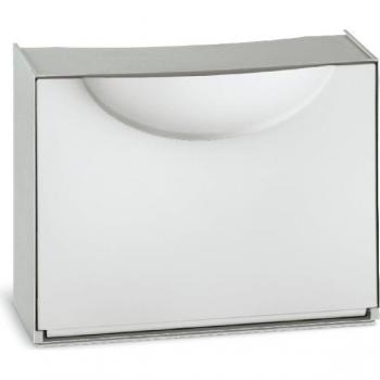Modulo escarpinera retráctil blanca 51x19x39H