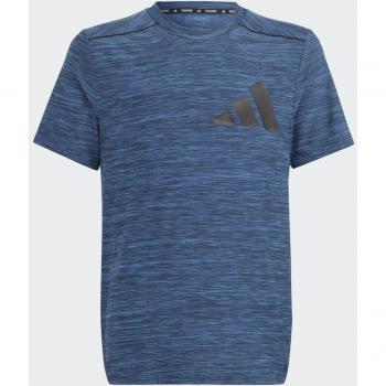 Camiseta de niños AEROREADY Heather adidas