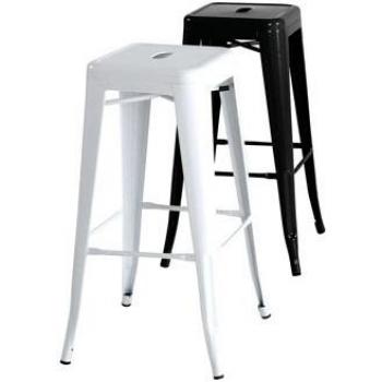 Kit Closet Blanco sillas y taburetes Industrial de Color, Metal, 76x43x43