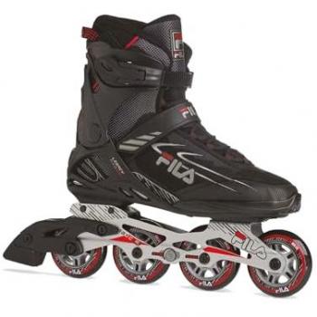 Fila Patines en Línea Legacy Pro 80 para Hombre, características: ruedas de 80 mm, chasis de aluminio, sistema de cierre con cordones y hebilla, diseño ergonómico para mayor comodidad y soporte