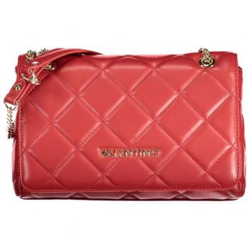 Valentino Women's Red Flap Chain Shoulder Bag with Rockstuds