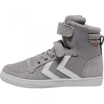 Hummel Slimmer Stadil High-Top Leather Sneakers for Kids