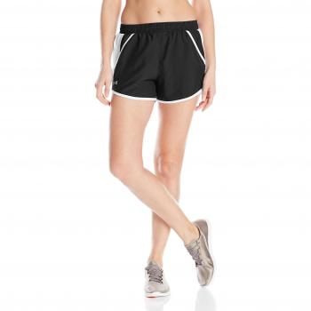 Under Armour FLY BY SOLID SHORT - Pantalón corto de  para Mujer, color Negro, talla S