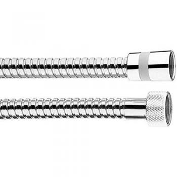 Manguera Flexible de Latón Doble Costura 200 cm - Cromo/Oro