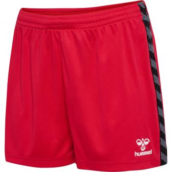 Hummel Pantalones Cortos Authentic Pl - Pantalones cortos para mujer, diseño auténtico, tejido ligero y transpirable, ajuste cómodo, ideal para actividades deportivas y uso diario