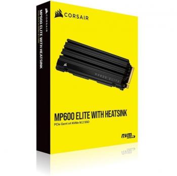 Corsair MP600 ELITE 2TB PCIe Gen4 x4 NVMe M.2 SSD with Heatsink