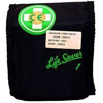Bushcraft Lifesaver - Botiquín de primeros auxilios, color negro
