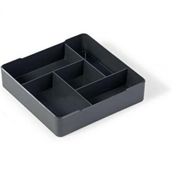 Organizador Durable Coffee Point Case - Dispensador con 5 Compartimentos, Plástico Antigrisáceo