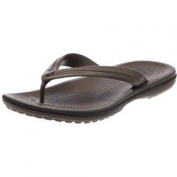 crocs Crocband - Chanclas unisex, color marrón oscuro