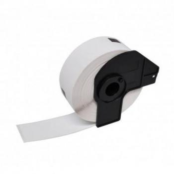 Etiquetas Adhesivas Compatibles con Brother DK11219 - Circulares Precortadas - 12 mm de Diámetro - 1200 Etiquetas por Rollo - Texto Negro sobre Fondo Blanco