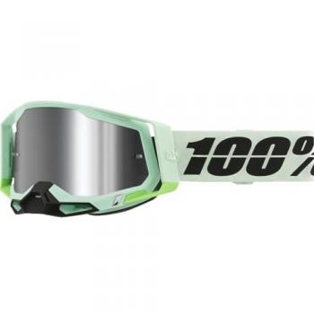Gafas de Cross 100% Racecraft 2 Palomar con lentes de espejo, unisex adulto, talla única