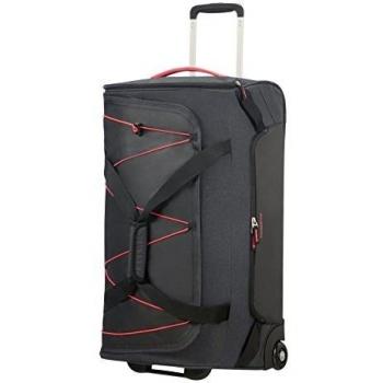 American Tourister Road Quest Wheeled Duffle Medium Bolsa de Viaje, 67 cm, 75 Liters, Gris