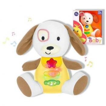 Peluche Musical Reig Perro 15 cm - Peluche suave y tierno de 15 centímetros, con música incorporada, fabricado por Reig, ideal para bebés y niños pequeños