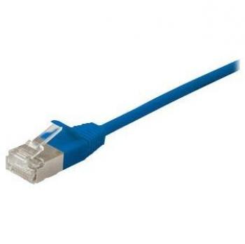 Cable de red Cat6a F/FTP de 3 metros color azul (FFTP)