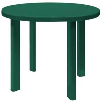 Mesa de Resina Redonda Zentro Ø89x72cm 7house Verde