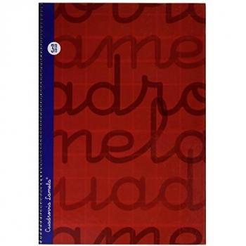 Lamela 7FTE003R - Cuaderno folio en espiral, color rojo