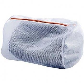 WENKO Bolsa de red para lavadora para ropa deportiva 30 x 40 cm, Poliéster, 30 x 40 x 30 cm, Blanco
