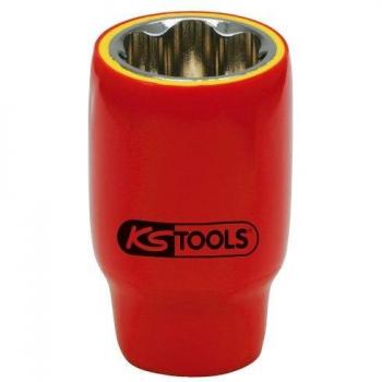 Llave de vaso aislada 1/2 con protección, 28 mm - KS Tools 117.1228