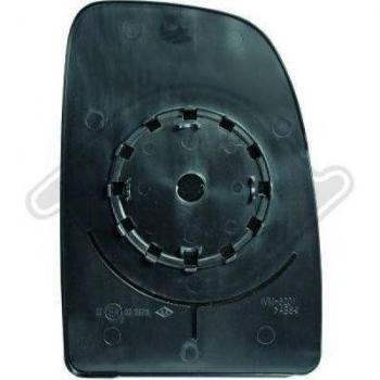 Cristal de espejo retrovisor exterior DIEDERICHS 3484125