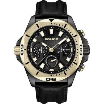 Reloj Police Electra para hombre con correa de piel PEWJF0022501