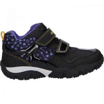 Zapatillas Deportivas Geox Sin Cordones para Niña y Niño Baltic Negro-Violeta EU 39