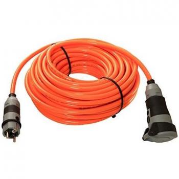 Alargador Eléctrico SCHUKO Ultra 10m H07BQ-F 3G2,5 Naranja - Robusto para Uso Comercial y Exterior