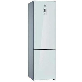 Balay 3KFE768WI - Frigorífico combi No-Frost, Acabado en cristal, Altura 2,03 m, 279 litros, Blanco