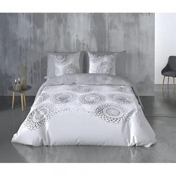 Juego Nórdico Pierre Cardin Modelo MYSORE 3 Piezas Tacto Extrasuave Color Gris 240x220 Cm Ideal para Todas las Estaciones