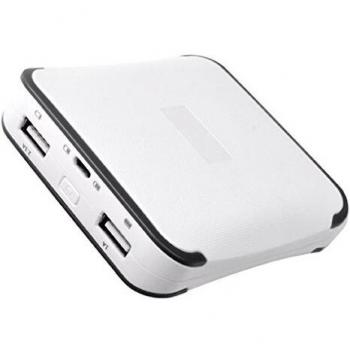 MediaRange MR744 Ión de litio 10400mAh Gris, Color blanco batería externa - baterías externas