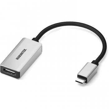 Marmitek Adaptador USB-C a HDMI 8369 - Convertidor de señal USB-C a HDMI, compatible con resoluciones hasta 4K, diseño compacto y portátil, plug and play sin necesidad de controladores adicionales