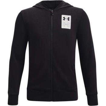 Under Armour Rival Terry Full Zip Hoodie - Black Unisex 18-20 Years