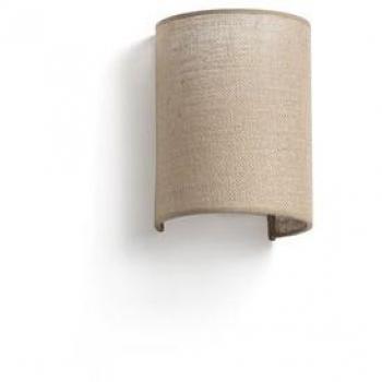 Lámpara aplique FARO Barcelona 66400-102 OTTON R vertical Blanco/Yute