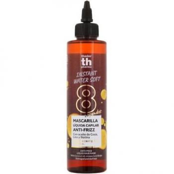 Thader Pharma Mascarilla líquida capilar anti-frizz Instant Water Soft con Aceite de Coco, Lino y Biotina