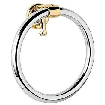 Pomdor - Toallero aro cromo-oro windsor