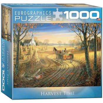 EuroGraphics 8 x 8-inch Box Harvest Time MO Puzzle