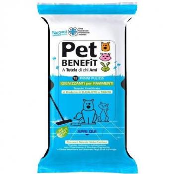 Paños de limpieza desinfectantes para pisos Pet Benefit 12 piezas