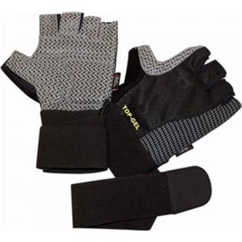 Atipick Top Gel Guantes de Levantamiento, Unisex, Negro, XL