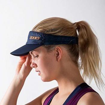 Visera Zone3 Lightweight Race Visor Unisex 2019 blanca y gris