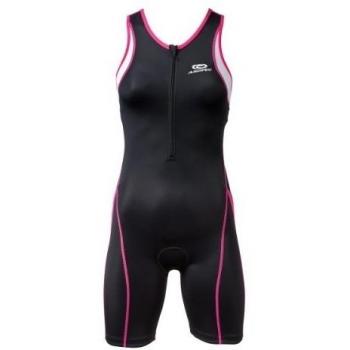 Aropec 104W Triatlón De una pieza Mujer - Tritraje mujer - negro/rosa, M