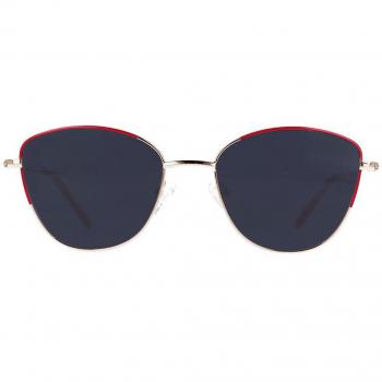 Cat Eye Full Rim Metal Women’s Prescription Sunglasses Gold Size 52 - SmartBuy Collection