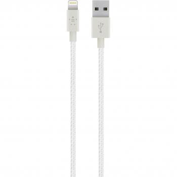 Belkin F8J144bt04-WHT - Cable de alta calidad MiXiT metálico de Lightning a USB