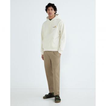 Sudadera con Capucha Carhartt Script Americana Natural para Hombre