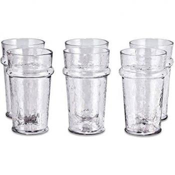 Set de 6 vasos Avrilla transparentes