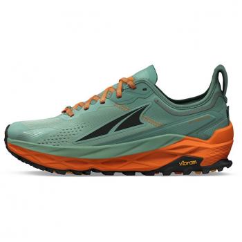 ALTRA - Zapatillas de trail running de hombre OLYMPUS 5 color verde gris y naranja