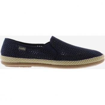 Alpargatas Victoria para hombre azules con detalle de trenza textil
